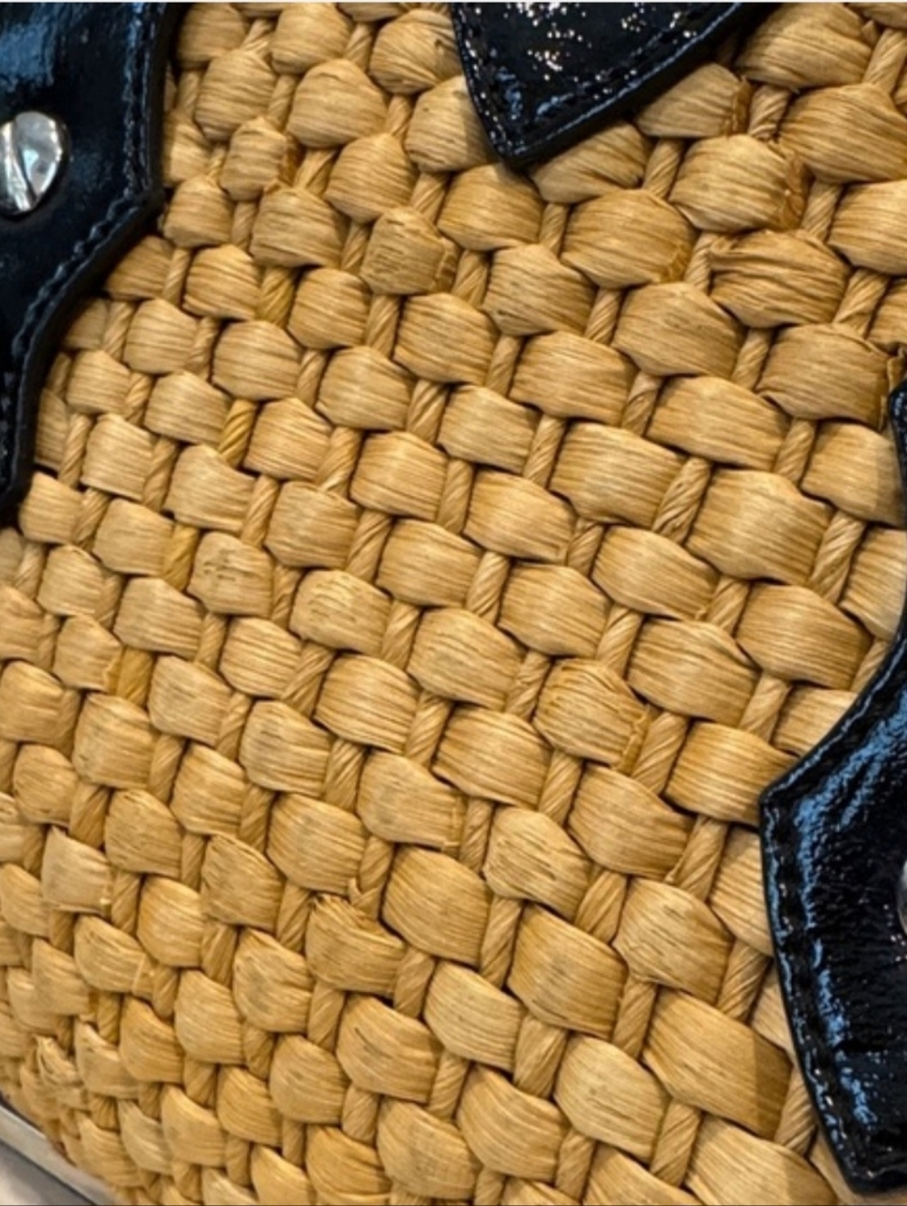 Michael Kors Santorini Natural Straw Tote - Picture 13 of 16